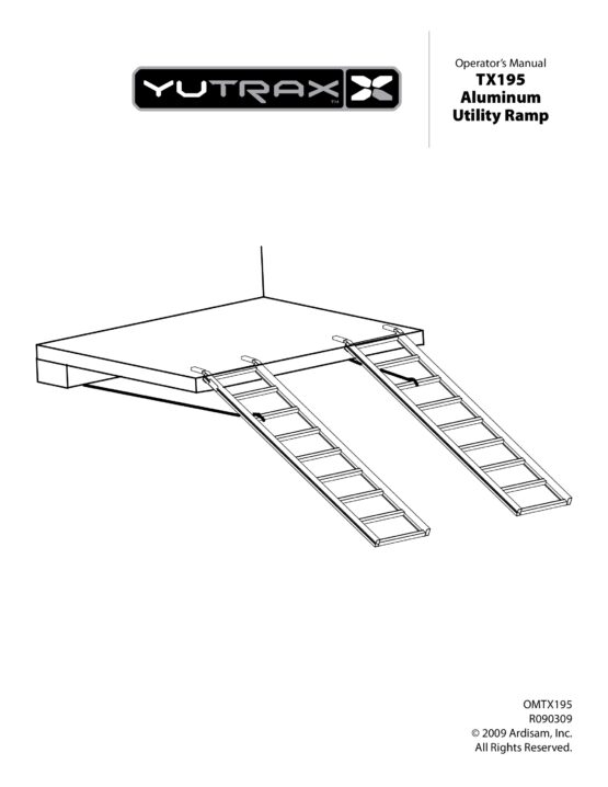 Aluminum Straight ATV Loading Ramps - 69" Long, 14.75" Wide - Pair - Image 3