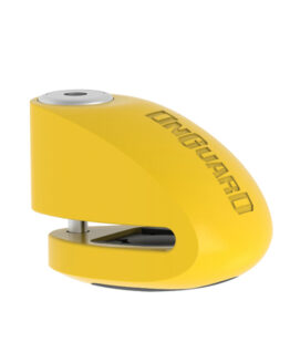 On Guard Yellow Smart Alarm Disc Lock 10mm Pin with Pouch