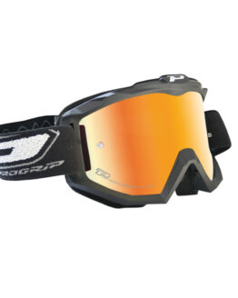 Pro Grip 3204 MX Goggles Matte Black Frame Orange Iridium Lens