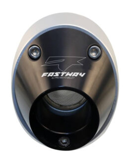 Spark Arrestor Exhaust End Cap - Black