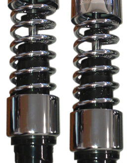 11" 412 Series Shocks Chrome