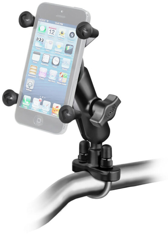 Ram Kit - X-Grip Cell Phone Holder w/ Handlebar Rail Mount & Zince U-Bolt Base - Image 3