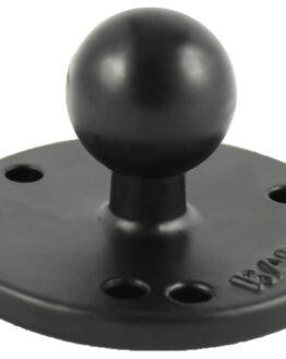 Ram Mounts 2.5" Round Base with 1" Ball and AMPs Hole Pattern