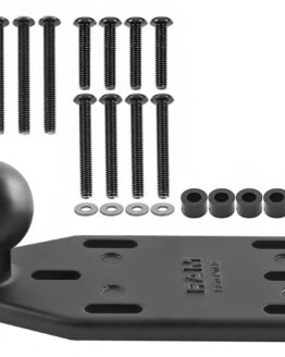 Ram Base - Brake / Clutch Resevoir Cover Base w/ 1" Offset Ball IN BAG