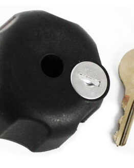 Ram Mounts Locking Knob w/ 1/4"-20 Brass Hole for 1" Ball Mounts