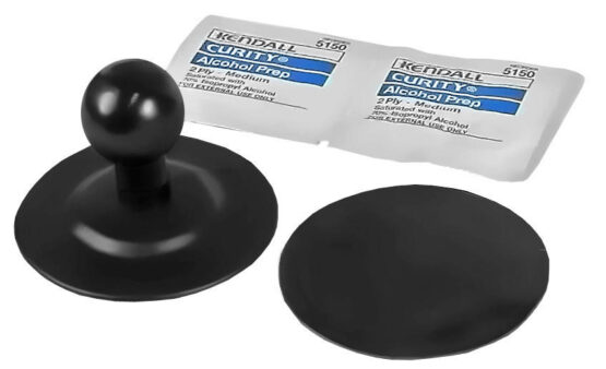 Ram Base - Flex Adhesive Base With 1" Ball IN BAG