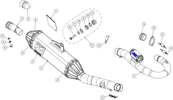 Evolution Full Exhaust - All Titanium - Image 3