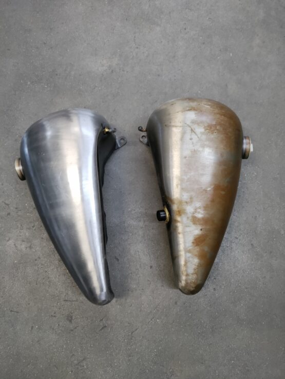 Knucklehead / Panhead / Shovelhead Fat Bob Tanks 3.5 Gal - Image 4