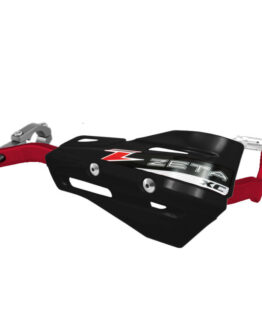 Drop Handguard Handlebar Armor / XC Protector Kit - 7/8" Black / Red