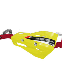 Drop Handguard Handlebar Armor / XC Protector Kit - 1-1/8" Yellow / Red