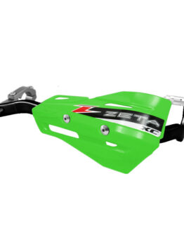 Drop Handguard Handlebar Armor / XC Protector Kit - 1-1/8" Green / - Black
