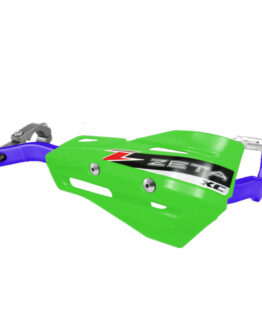 Drop Handguard Handlebar Armor / XC Protector Kit - 7/8" Green / Blue