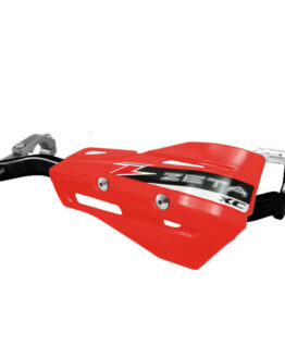 Drop Handguard Handlebar Armor / XC Protector Kit - 7/8" Red / - Black