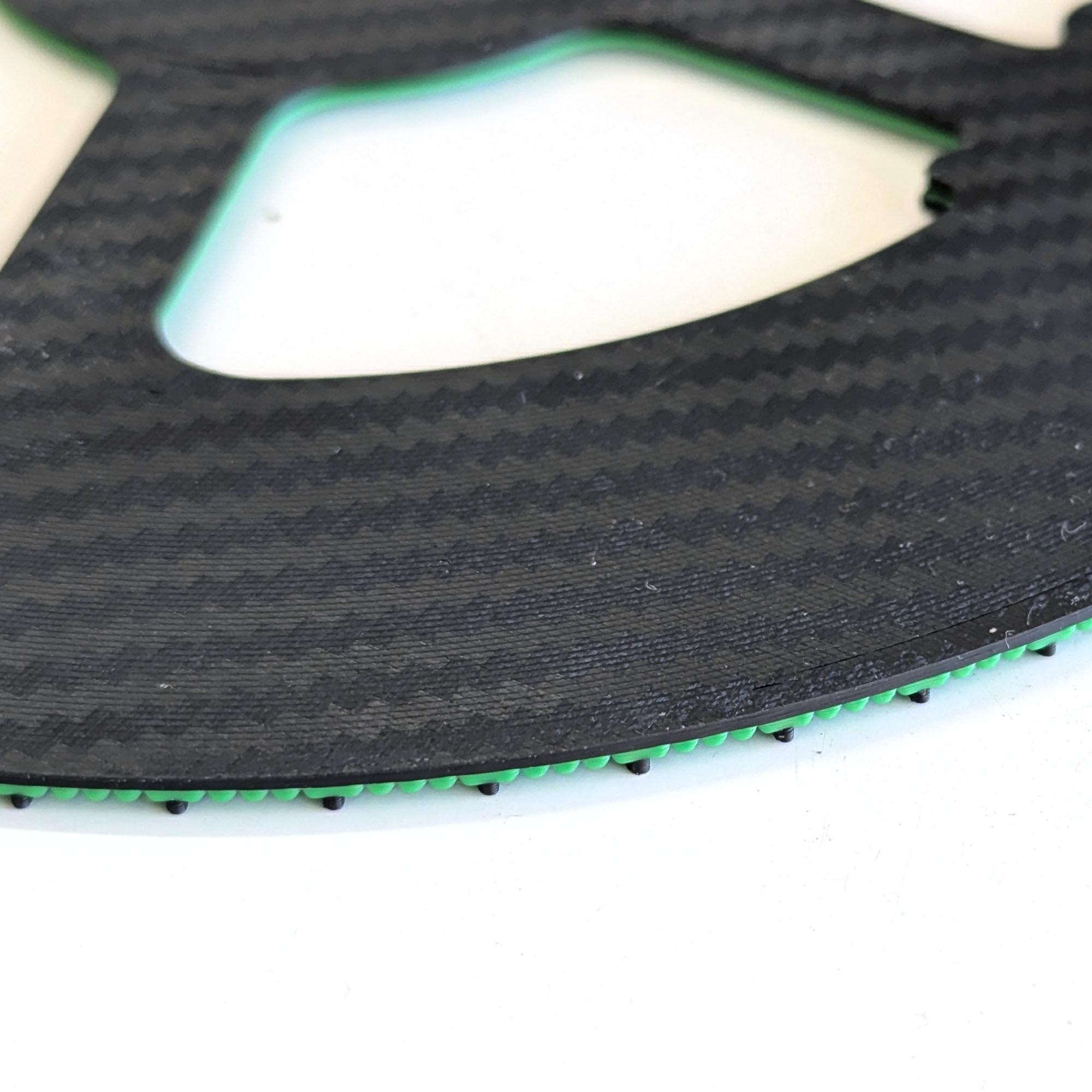 Engine Timing Degree Wheel 6.75" Diameter - Green & Black Plastic - Image 2