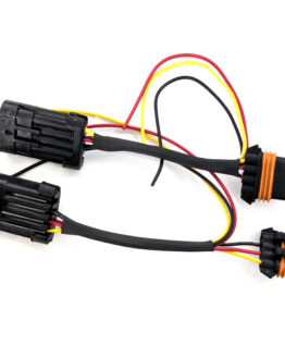 2 Pack Inline Tail Light Power Harness Adaptors For Lighted Whips & Chase Lights