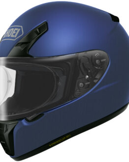 RF-SR Matte Blue Full-Face Motorcycle Helmet Large