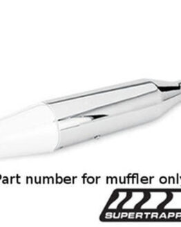 SuperTrapp Universal 3" Slip On Exhaust Muffler - 14-5/8" Long, 1-3/3" ID Inlet