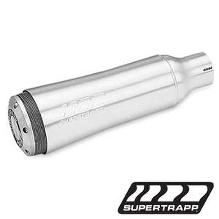 SuperTrapp 4″ Aluminum Universal Exhaust Muffler – 1-3/4″ ID – Pipe City