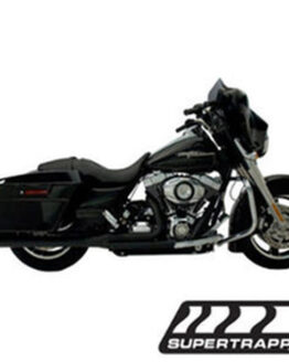 2009 Harley FLT & FLH Touring Models 2:1 SuperMeg Full Exhaust System - Black