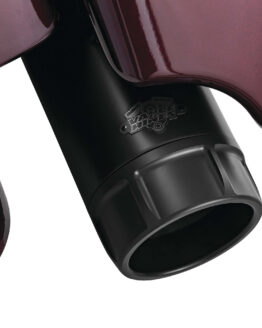 Black Torquer 450 4.5" Slip On Exhaust Mufflers