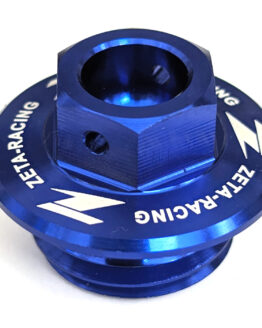 Blue Billet Oil Filler Plug w/ Safety Wire Holes
