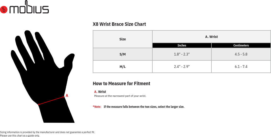 Mobius X8 Wrist Brace White/Yellow M/L - Image 5