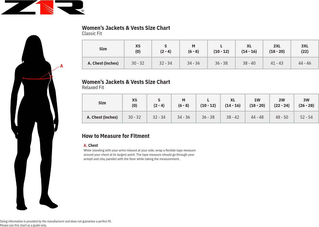 Z1R Women's Zephyr Mesh Jacket Black 3W - Image 3