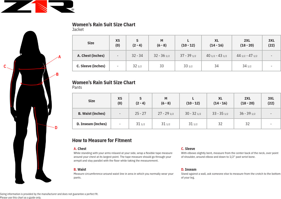 Z1R Women's 2-Piece Rain Suit Black/Hi-Vis Small - Image 3