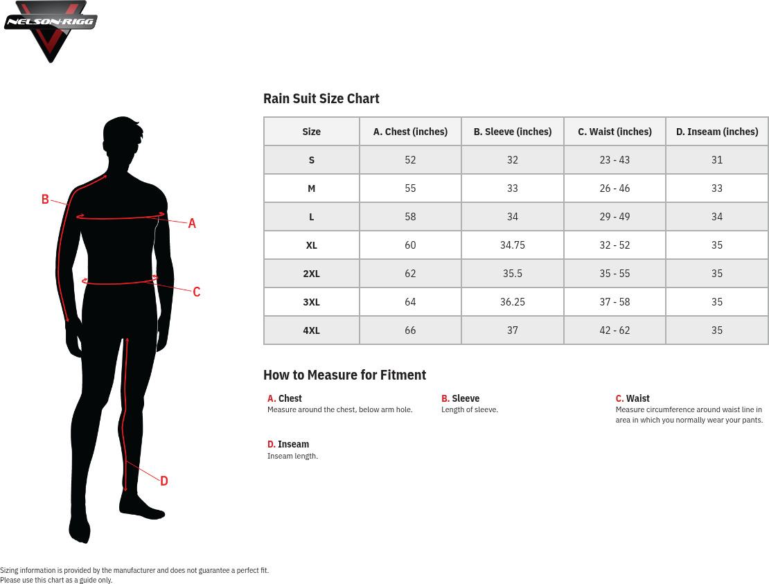 Nelson Rigg Solo Storm Waterproof Rain Jacket Black 3XL Men's - Image 11