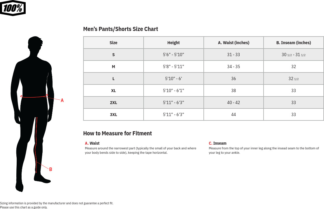 100% Men's Ridecamp Shorts Black Size 38 - Image 3