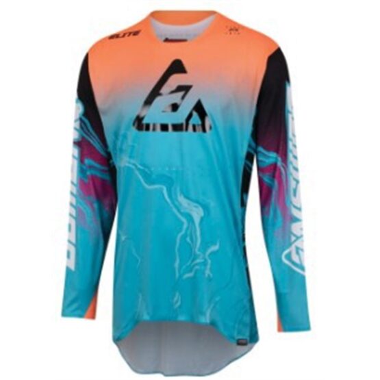 23 Elite Fusion Jersey Astana/Orange/Rhodamine - 2XL