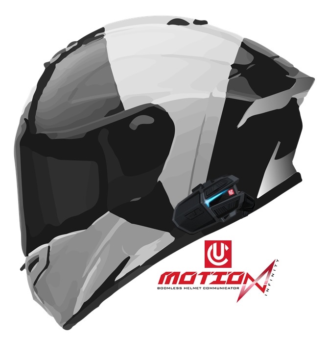 UCLEAR Motion Infinity Single Helmet Communicator - Image 5