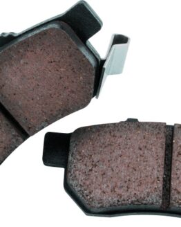 BikeMaster Organic Brake Pads - Black Fits Honda
