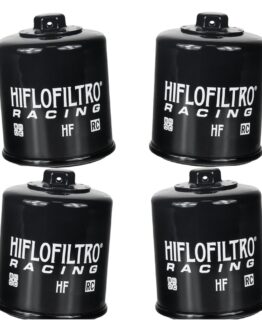 HF138RC Race Oil Filter - Black - 4 Pack