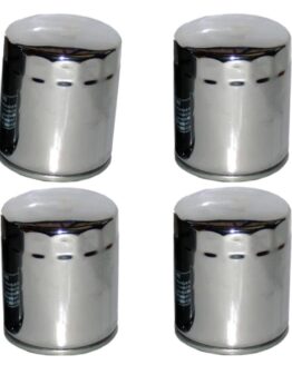HF171C Oil Filter - Chrome - 4 Pack