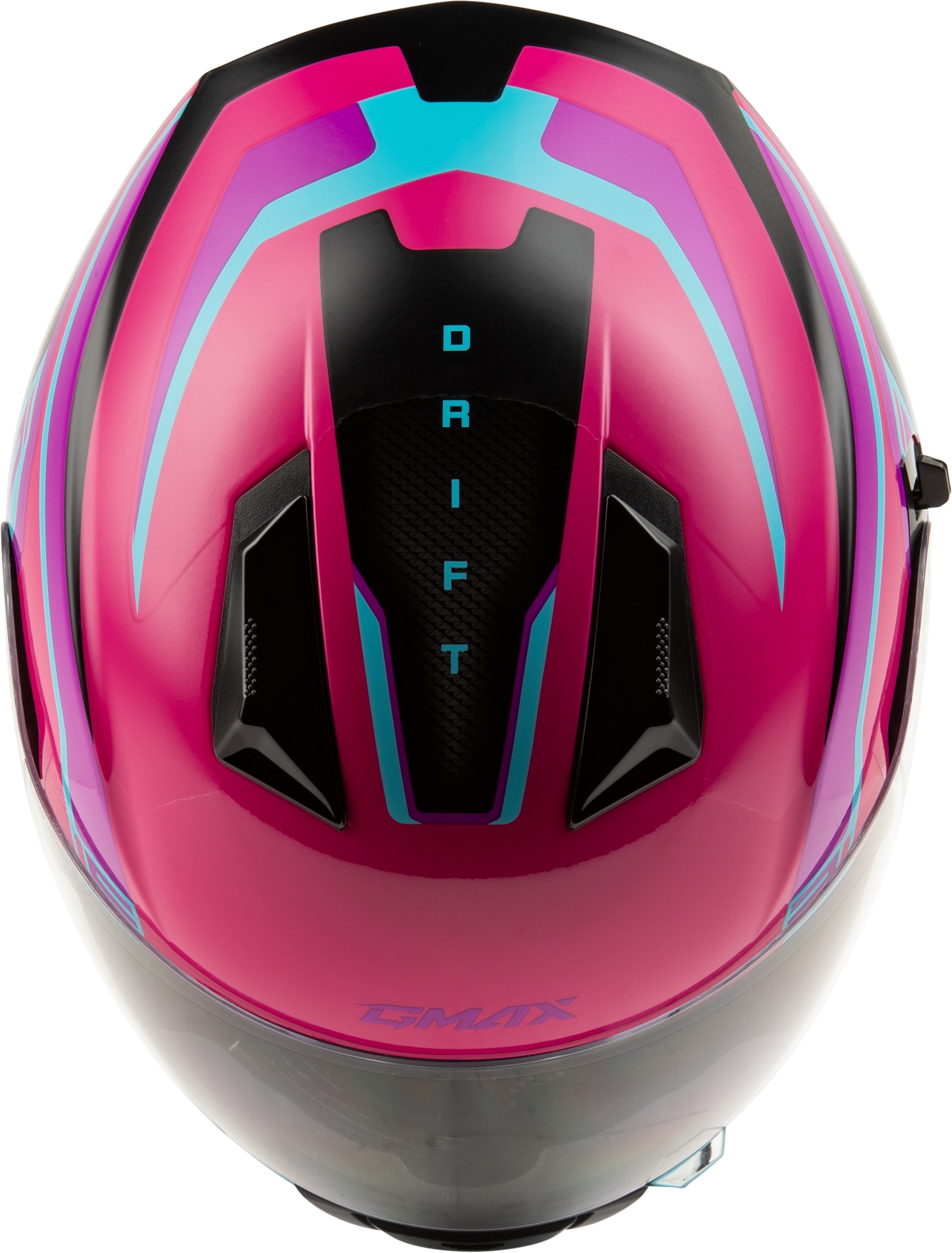 GMAX FF-18 Drift Full Face Helmet Pink/Blue/Black Large - Image 4