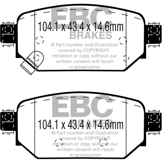 Redstuff Rear Brake Pads