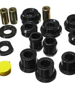 Black Rear Trailing Arm & Knuckle Bushing Set Fits 06-11 Honda Civic