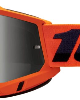 100% Accuri 2 Sand Goggles Neon Orange Smoke Lens Adult Unisex