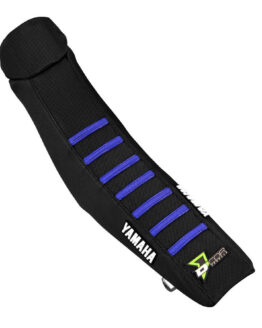 D'Cor Black/Blue Ribbed Seat Cover Fits 18-19 Yamaha YZ450F YZ250F
