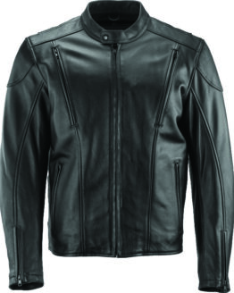 Kuryakyn Race Leather Jacket Black Medium Men's