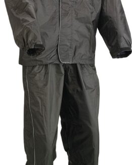 Z1R 2-Piece Waterproof Rainsuit Black 3XL