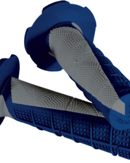 Deuce MX Grips Grey/Blue 7/8"