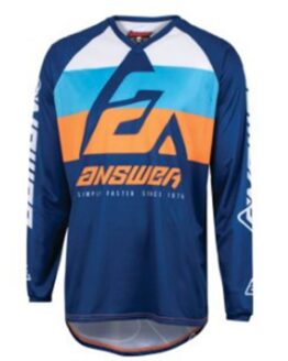 23 Syncron CC Jersey Blue/Orange/Black - XL