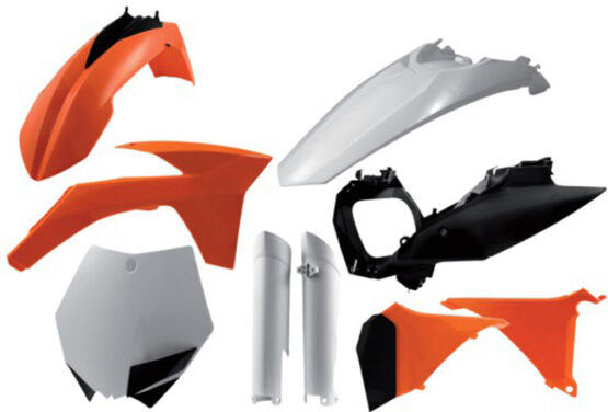 Full Plastic Kit - Orange / White / Black Original 2011