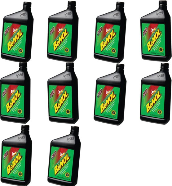 10 Quart CASE Benol Racing 2T Castor Oil