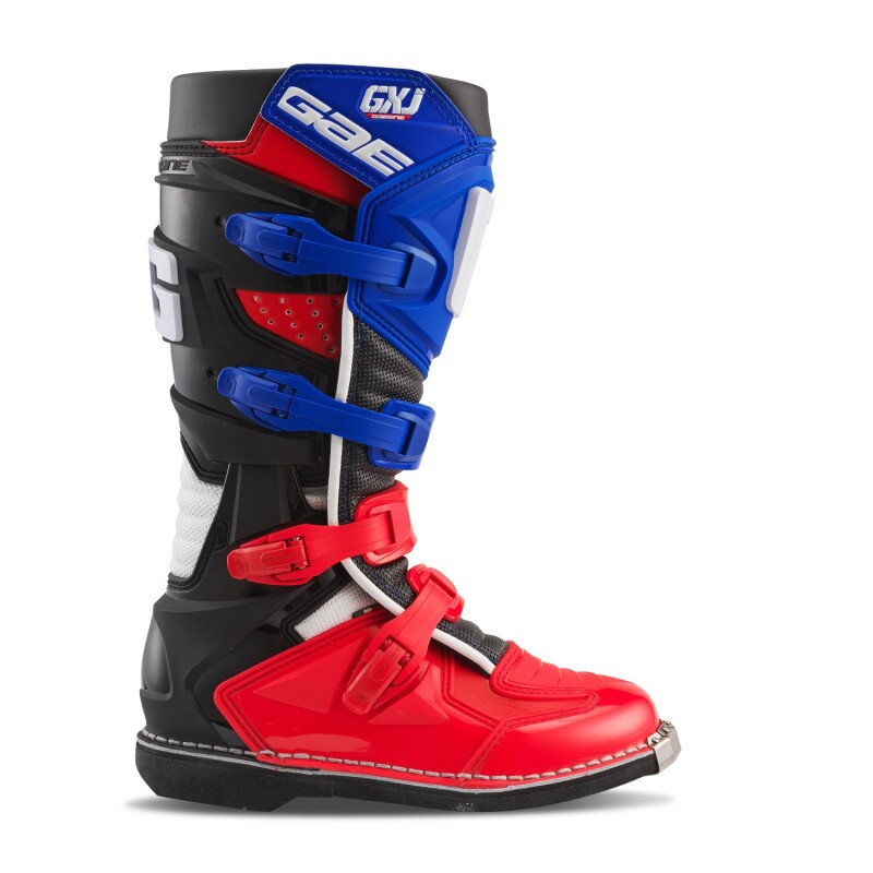Gaerne GXJ Boot Red White Blue Youth Size 5 - Image 3