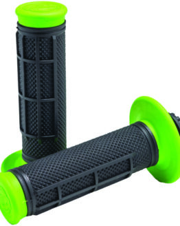 ProTaper Pro Series Clamp-On 1/2 Waffle Grips Green/Black