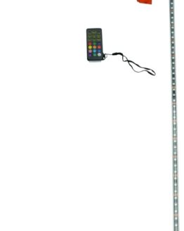 QuadBoss 4ft Clear Single Whip Light with Remote