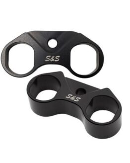 S&S Cycle Tappet Cuffs Anodized Black For 2006+ Harley Sportster